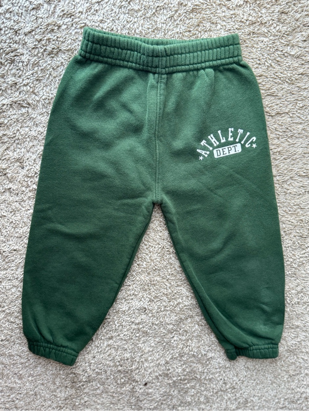 Garanimals Toddler Green Athletic Dept Fleece Jogger Sweatpants Size 2T